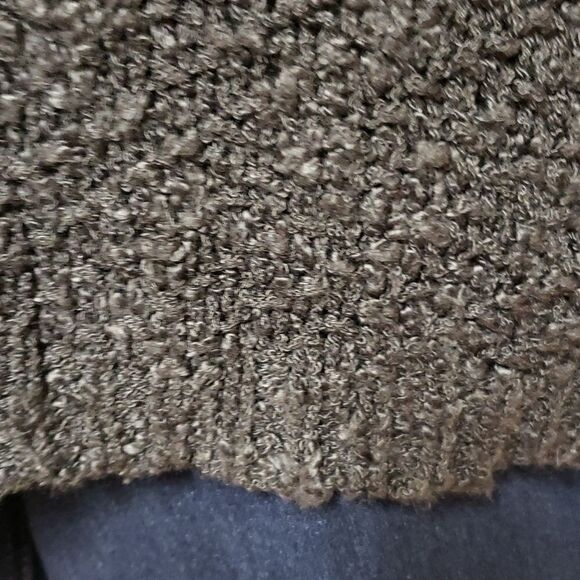 Boho Charcoal Gray Sweater Open Strings Back sz XL - Picture 5 of 5